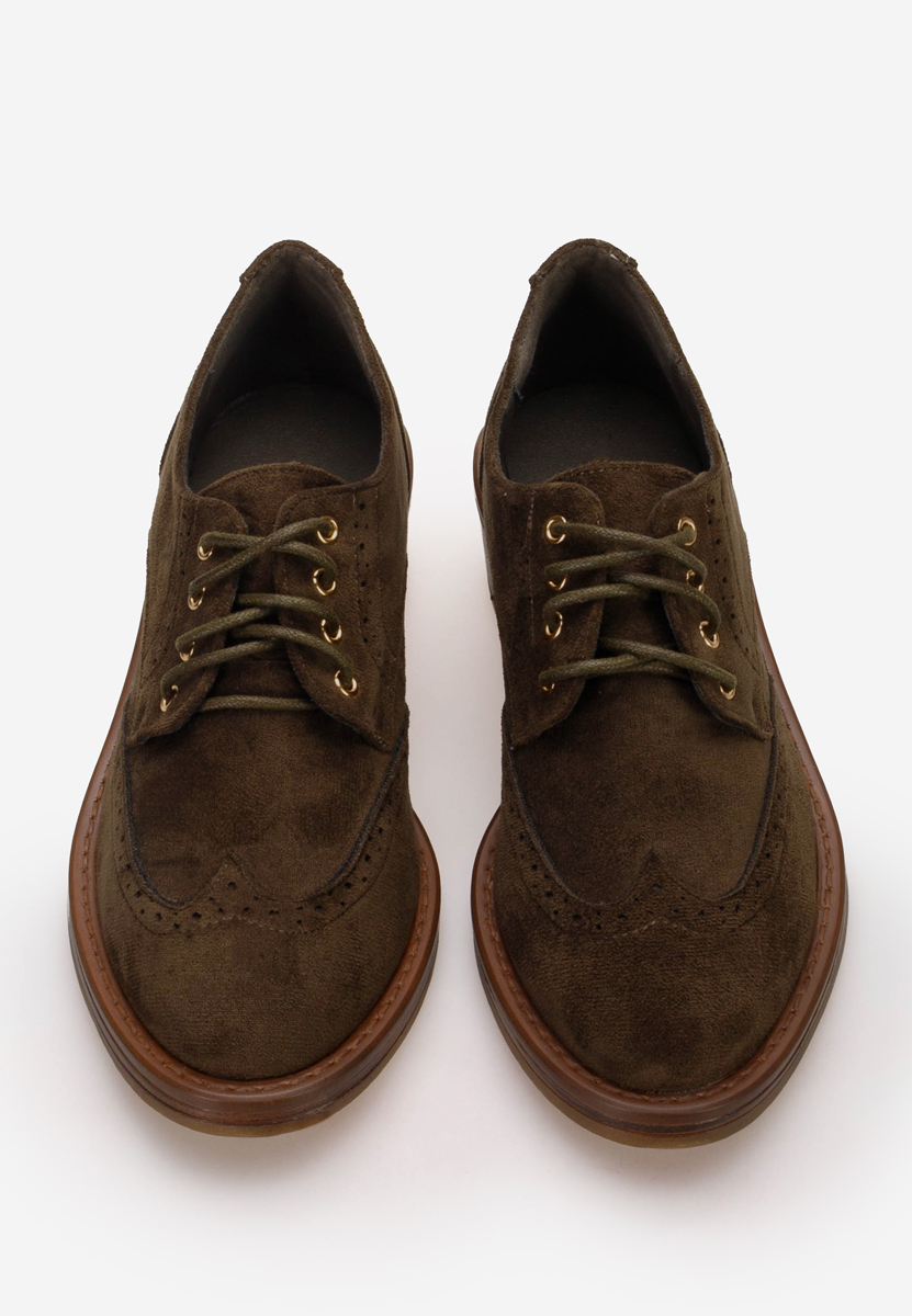 Zelené dámske poltopánky Slick