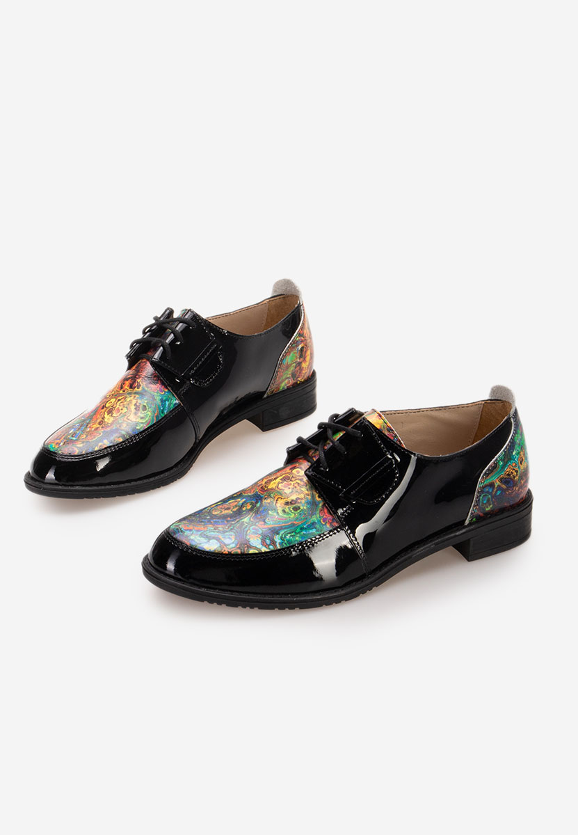 Farebné kožené derby dámske Vogue V4
