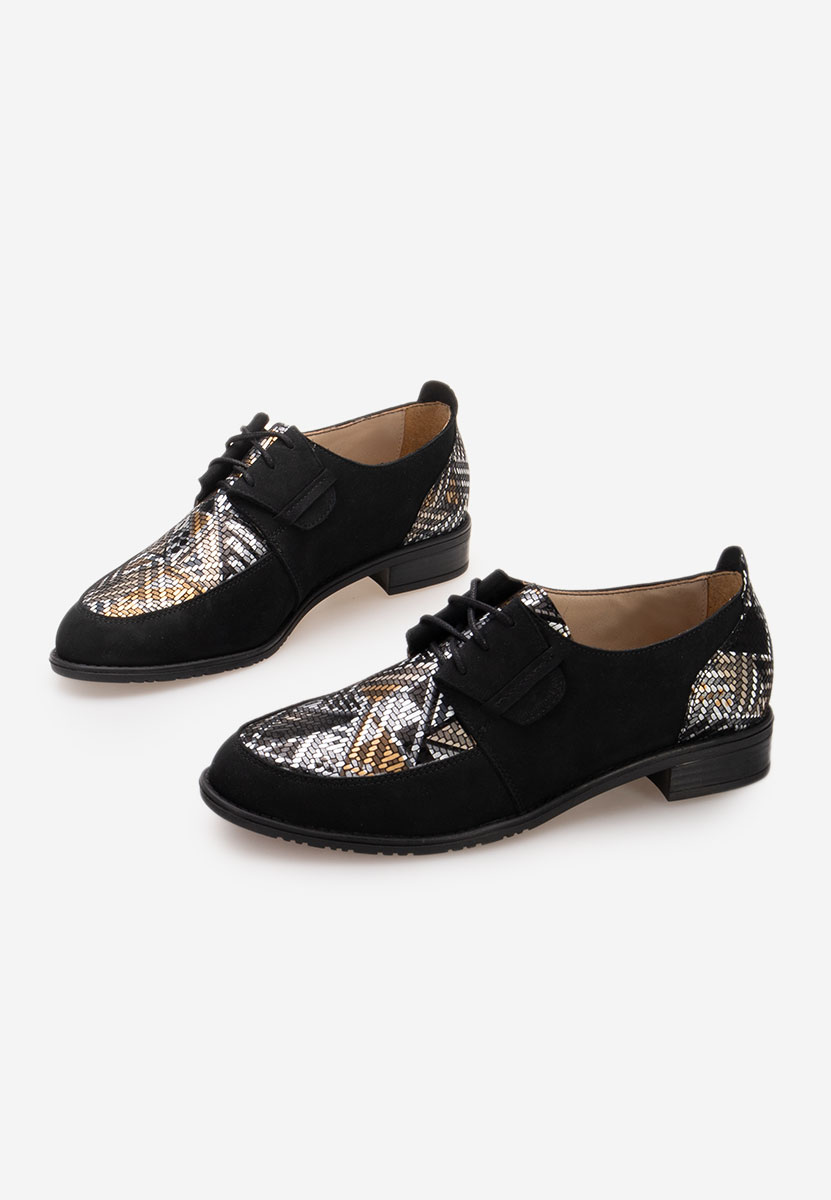 Farebné kožené derby dámske Vogue V3