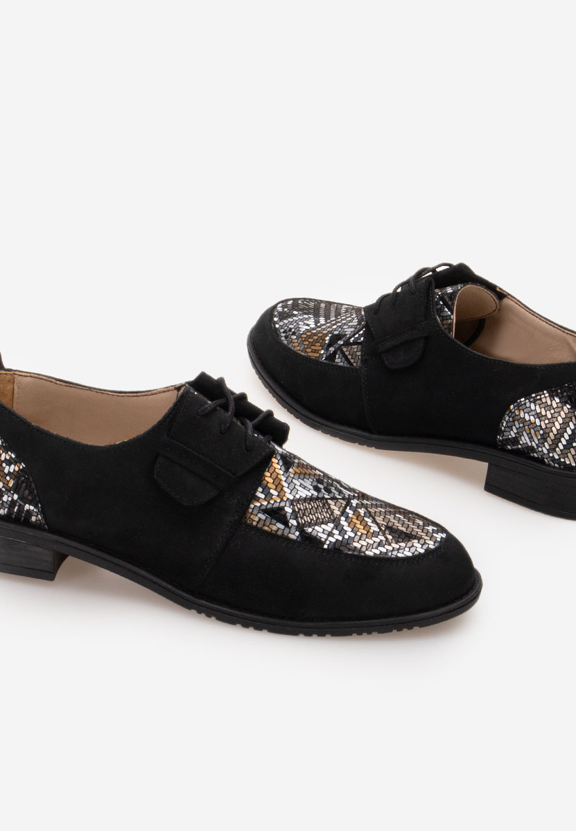Farebné kožené derby dámske Vogue V3