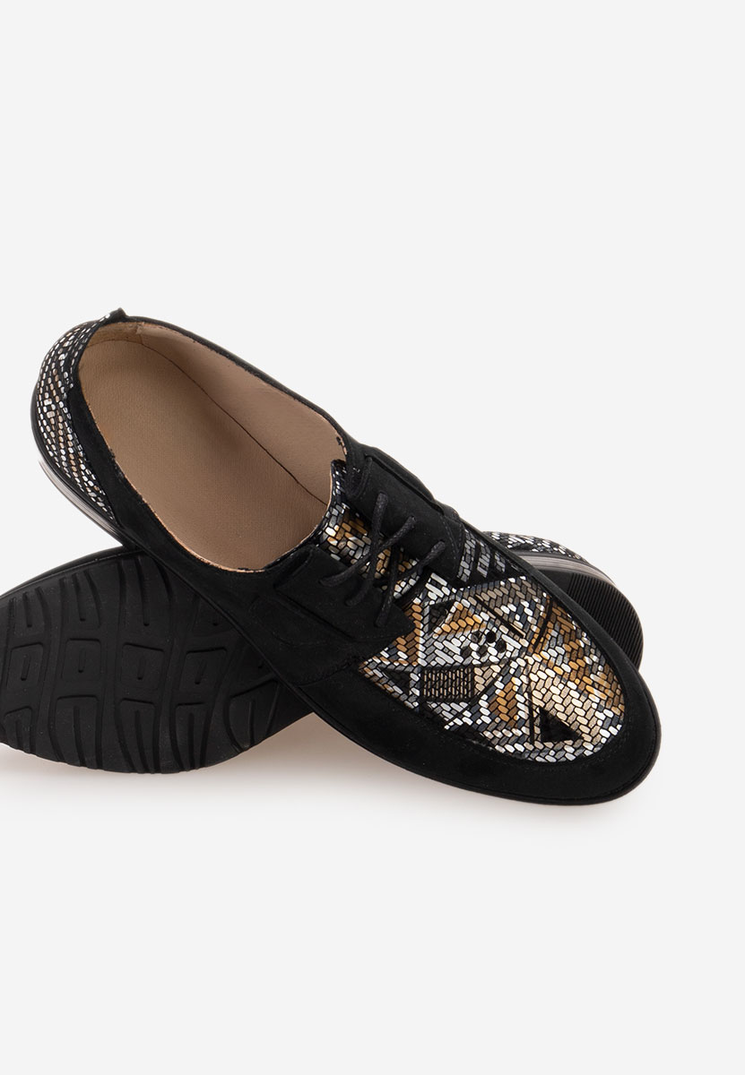 Farebné kožené derby dámske Vogue V3