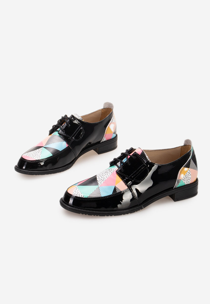 Farebné kožené derby dámske Vogue V5
