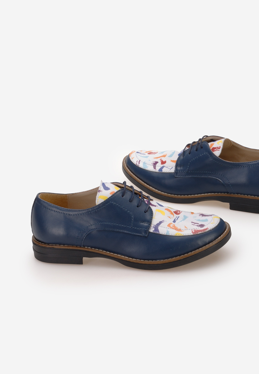 Tmavomdoré kožené derby dámske Radiant V6