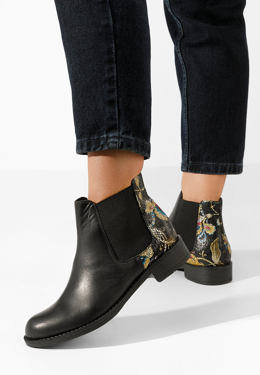 Farebné kožené členkové čižmy Campina V2