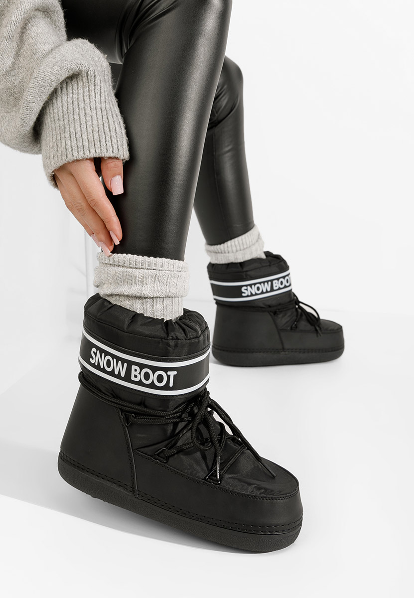 Čierne dámské sněhule Altares