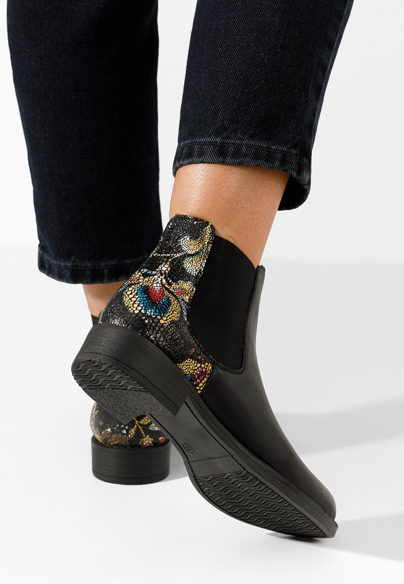 Farebné kožené členkové čižmy Campina V2