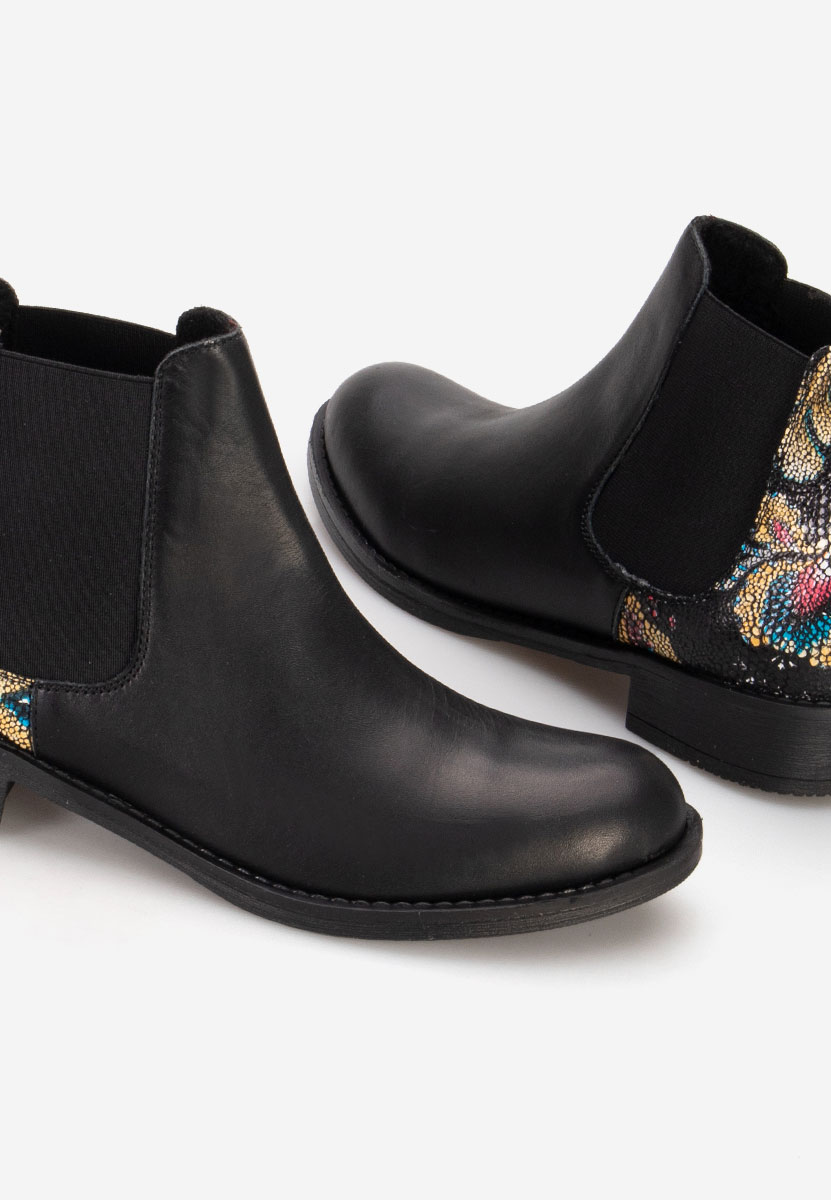 Farebné kožené členkové čižmy Campina V2