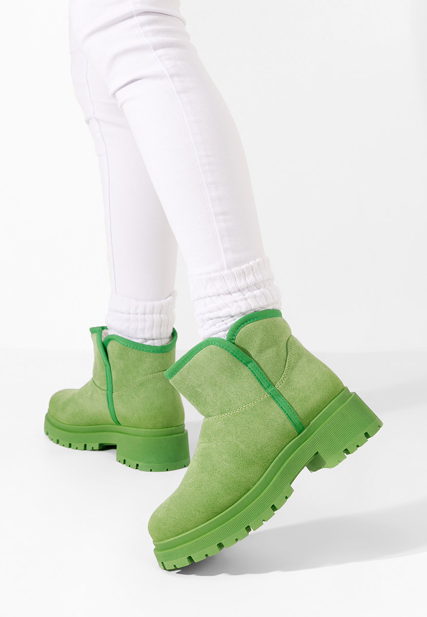 Zelené členkové dámske snehule Octavia V2