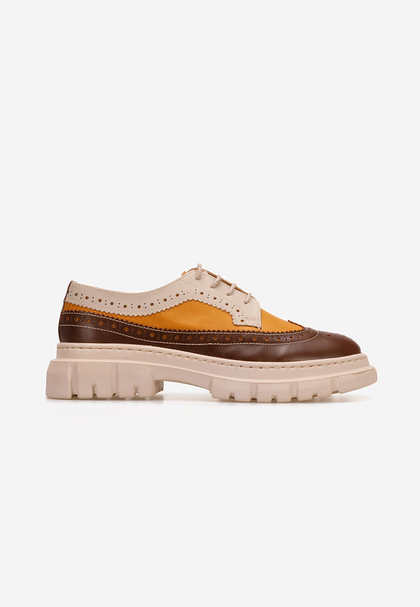 Farebné poltopánky brogue dámske Henise V3
