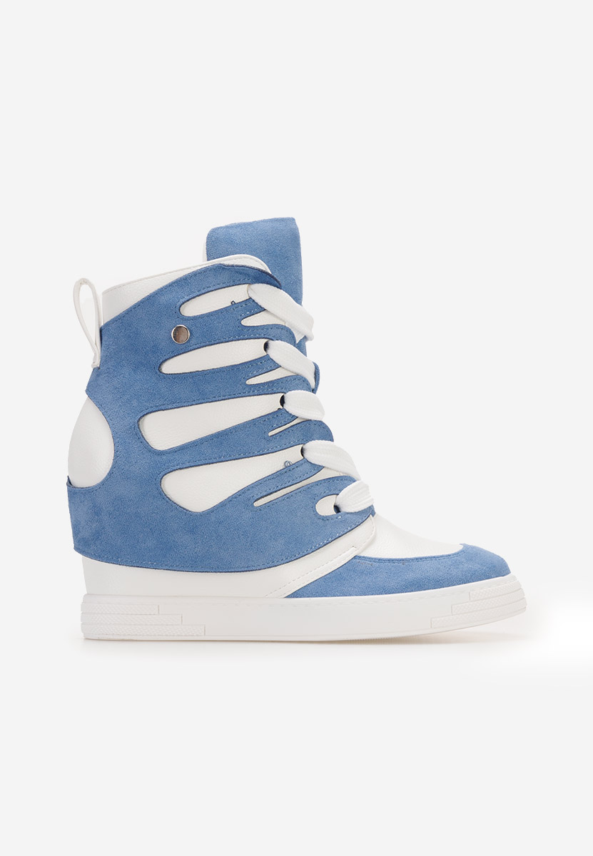 Modré dámske tenisky na platforme Kaia