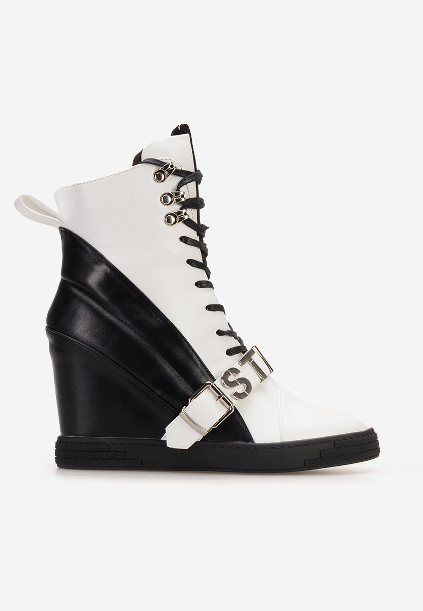 Biele dámske tenisky na platforme Candy Biele dámske tenisky na platforme Candy