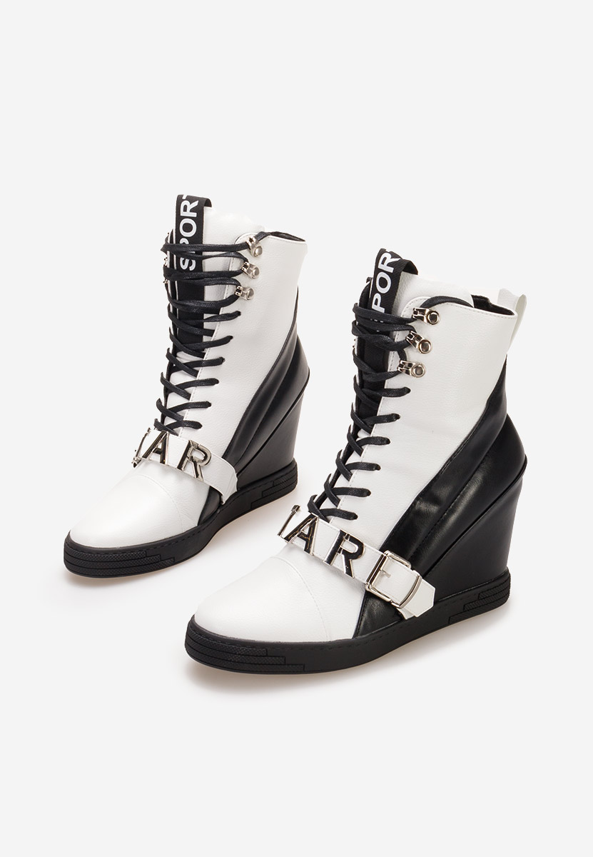 Biele dámske tenisky na platforme Candy Biele dámske tenisky na platforme Candy