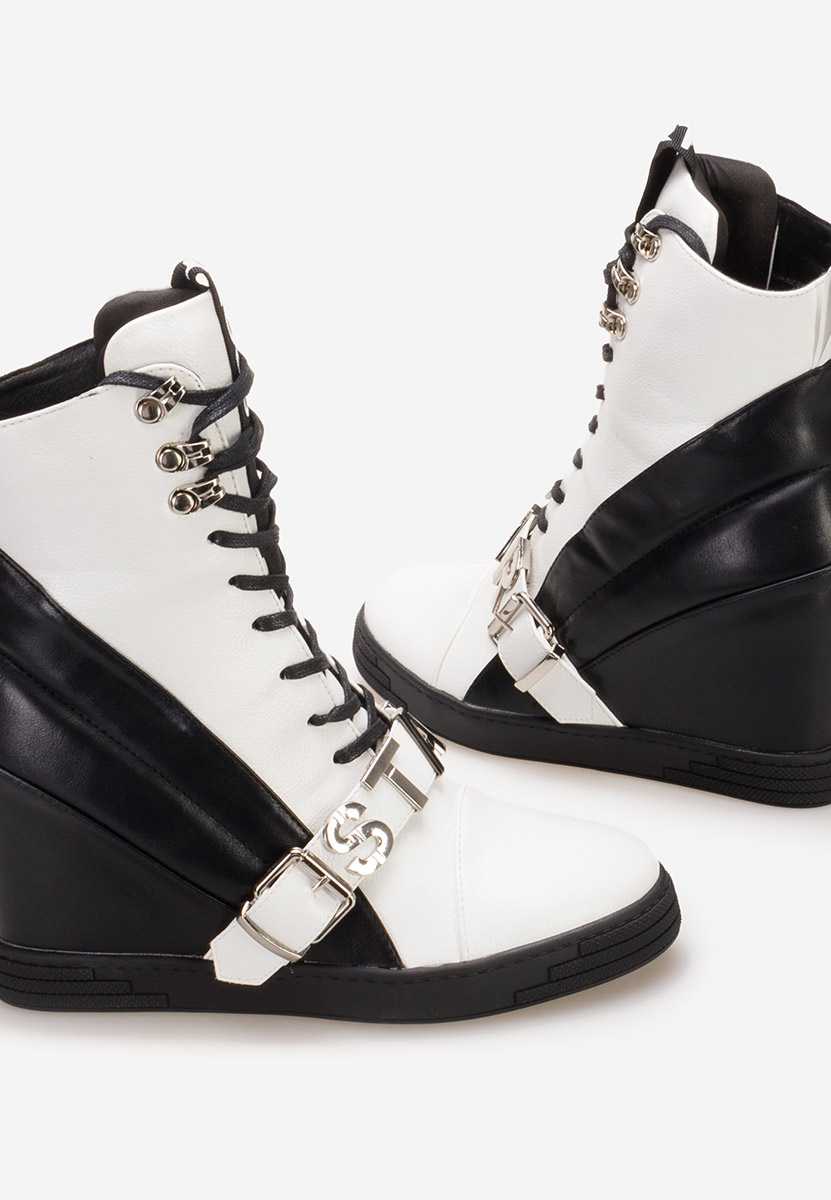 Biele dámske tenisky na platforme Candy Biele dámske tenisky na platforme Candy