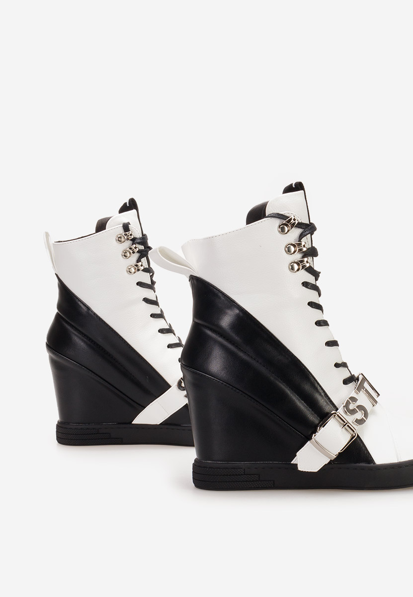 Biele dámske tenisky na platforme Candy Biele dámske tenisky na platforme Candy