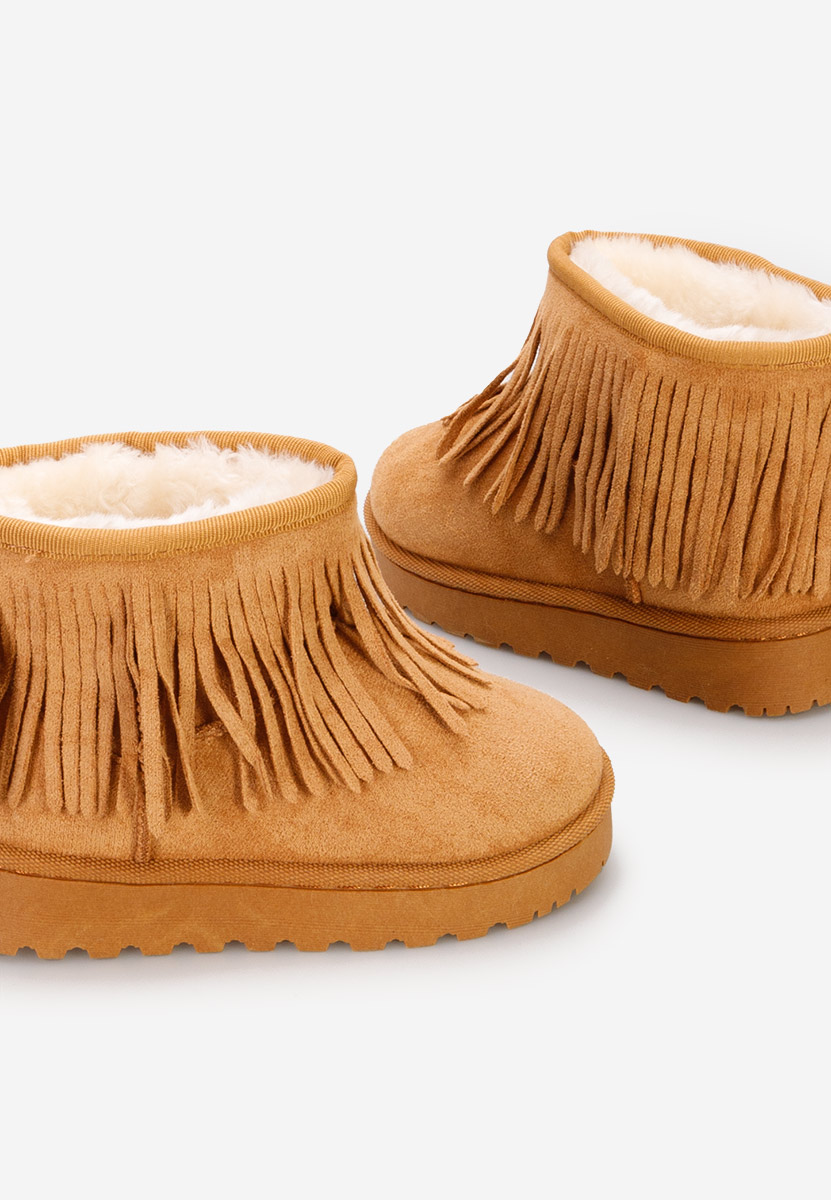 Camelové dievčenské čížmy Yasmine B