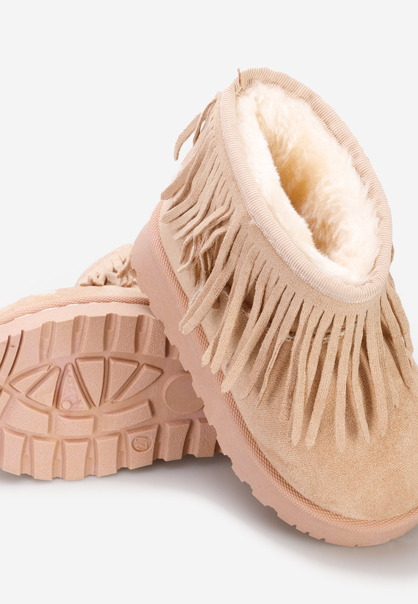 Béžové dievčenské čížmy Yasmine B