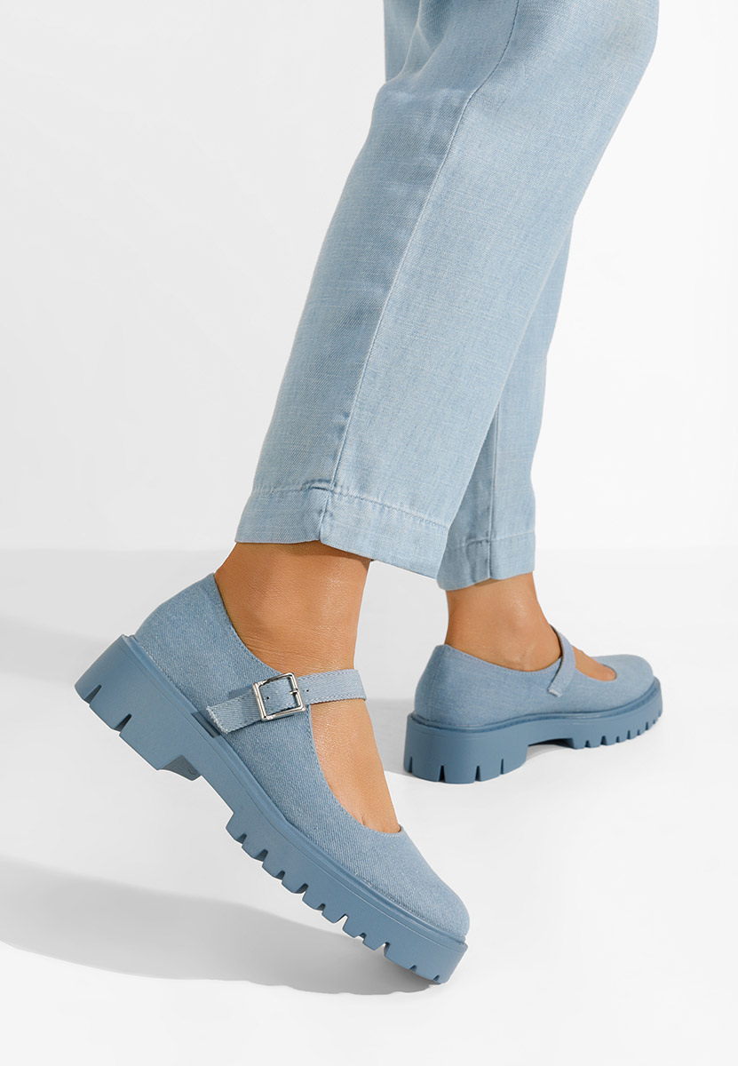 Denim dámske poltopánky Orias