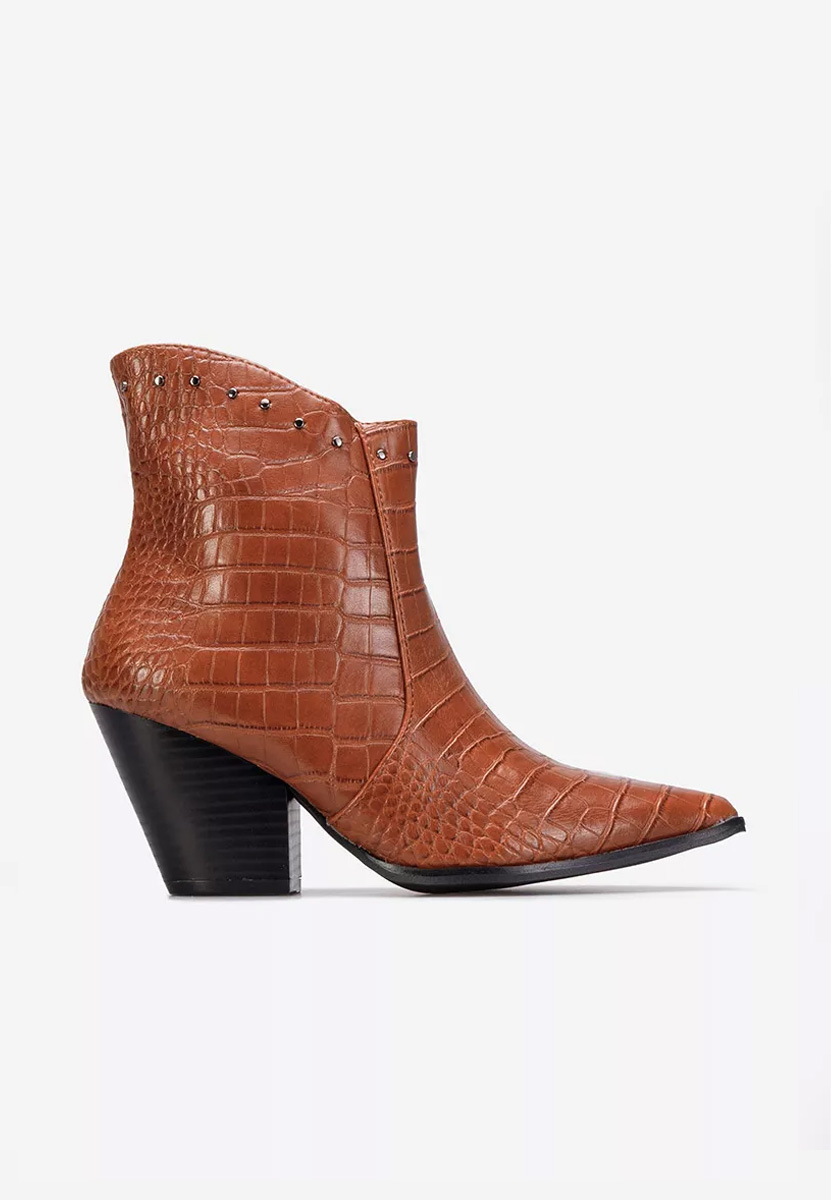 Camelové kovbojské čižmy Thera