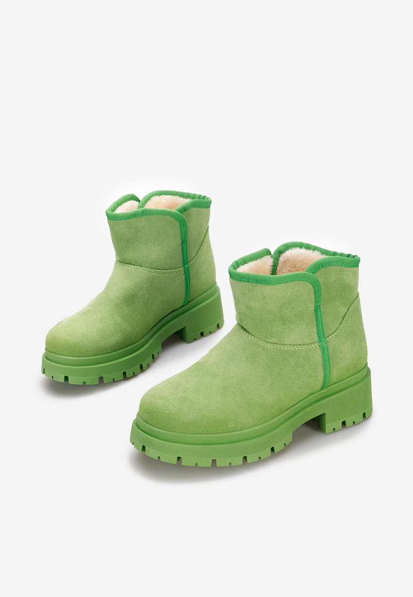 Zelené členkové dámske snehule Octavia V2