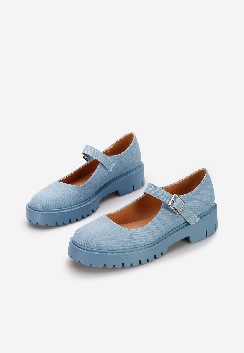 Denim dámske poltopánky Orias