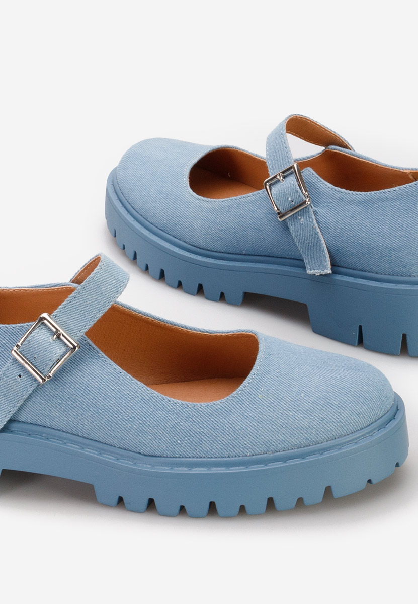 Denim dámske poltopánky Orias