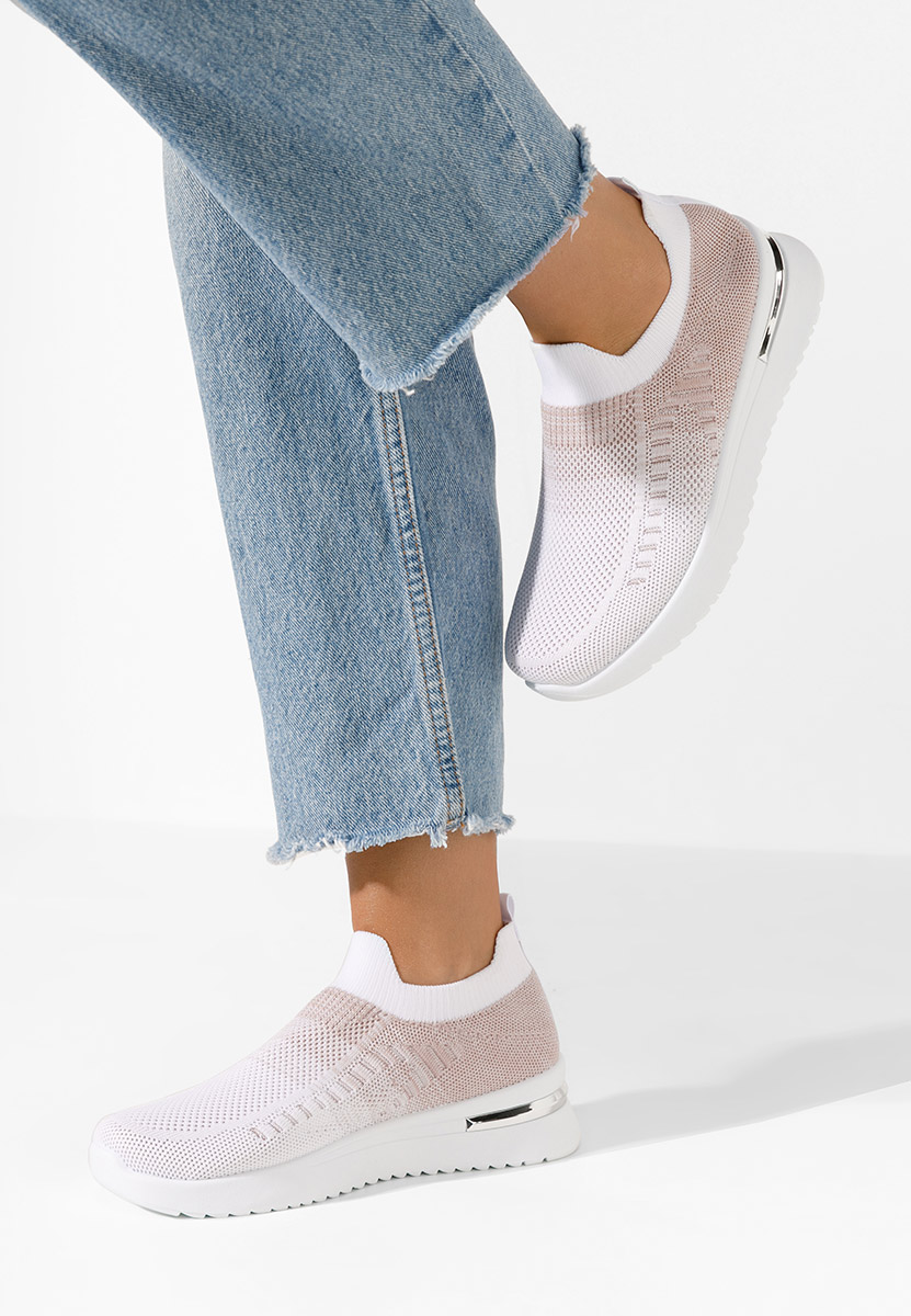 E-shop Ružové slip on tenisky damske Alitea