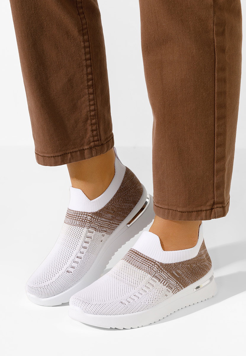 E-shop Khaki slip on tenisky damske Alitea