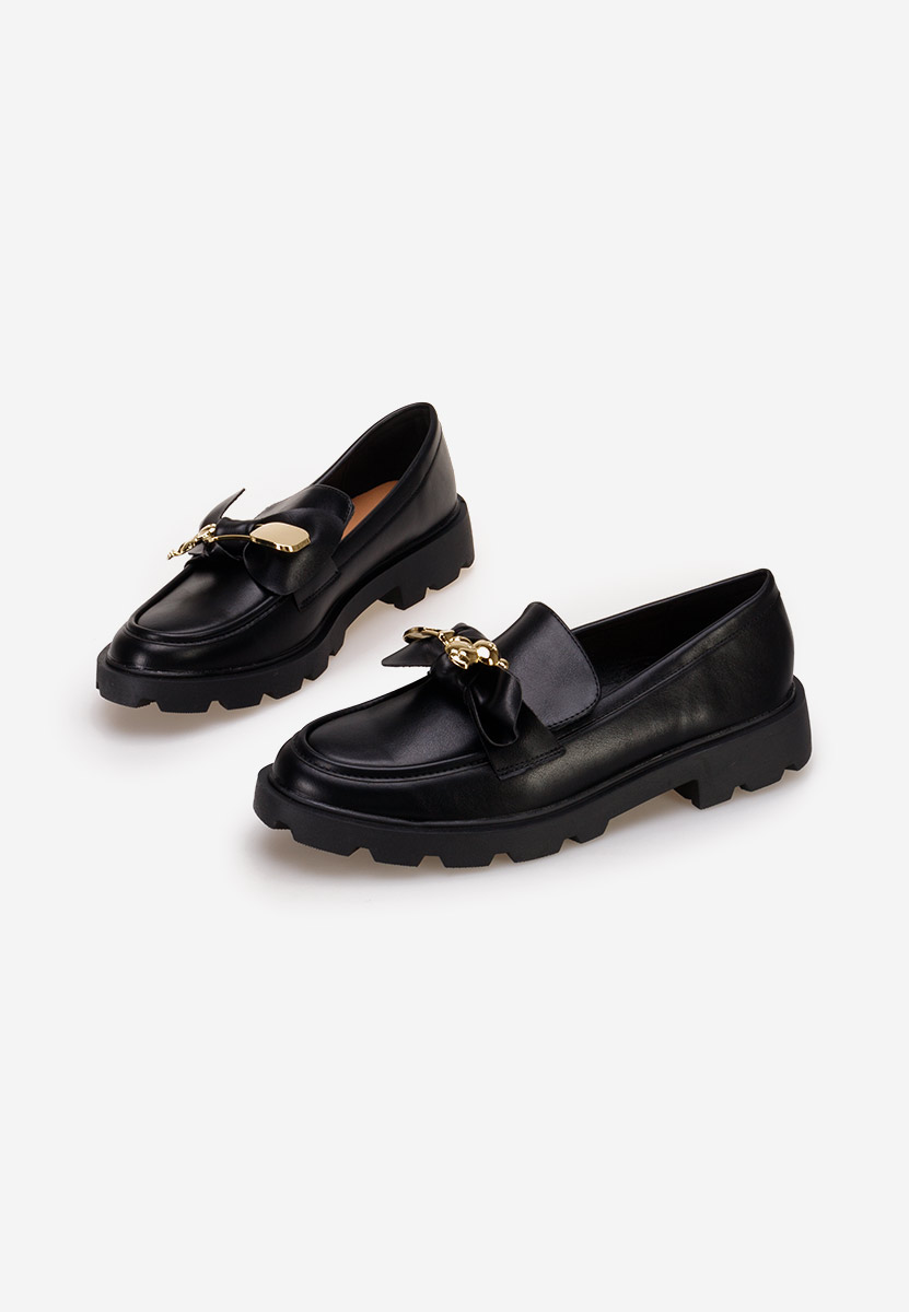 Čierne mokasíny dámske Tervi V2