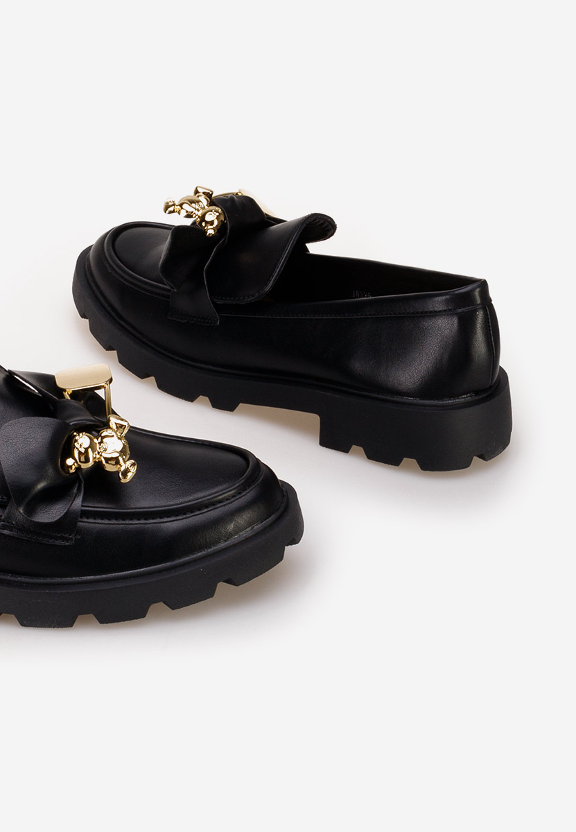 Čierne mokasíny dámske Tervi V2