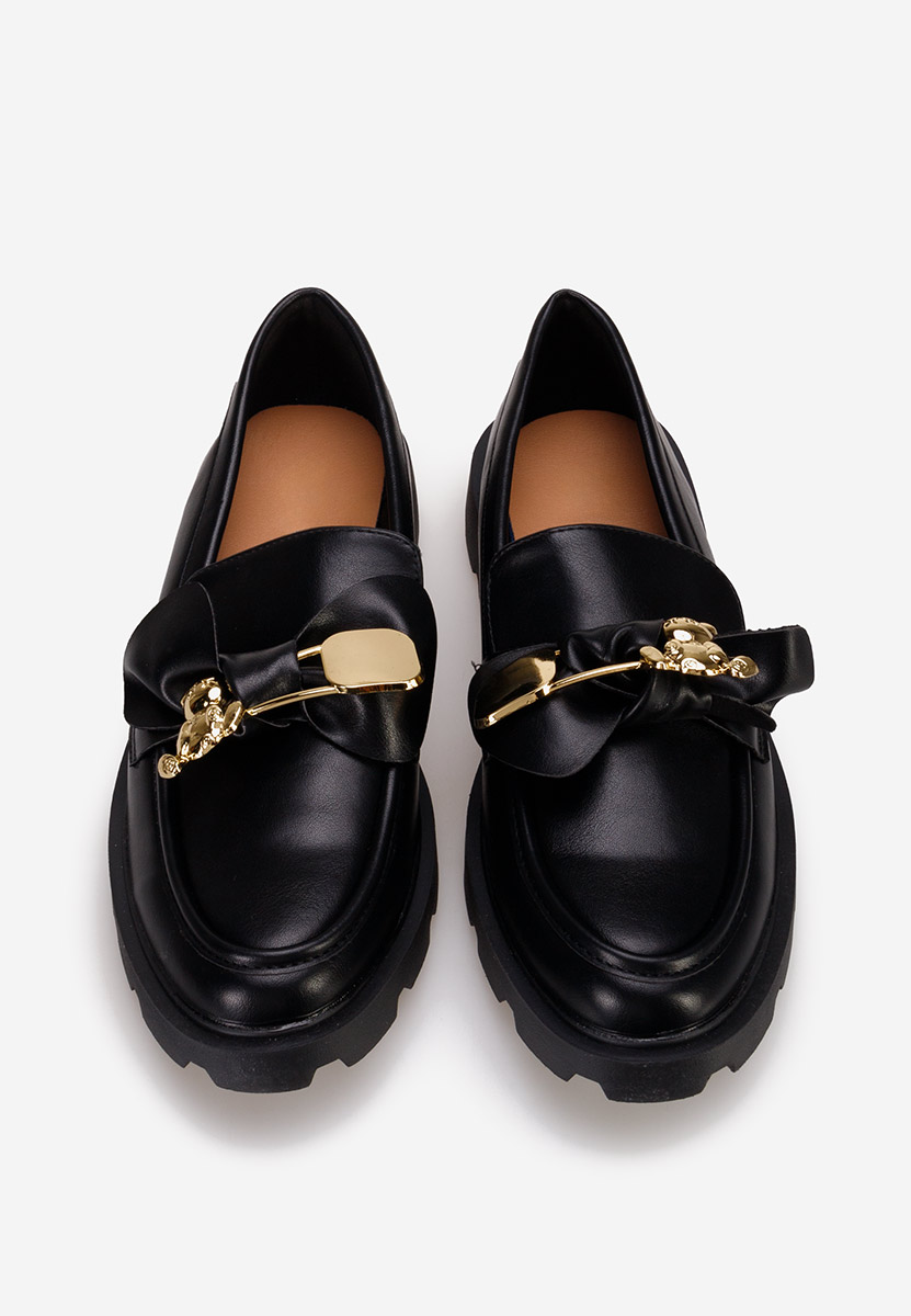 Čierne mokasíny dámske Tervi V2