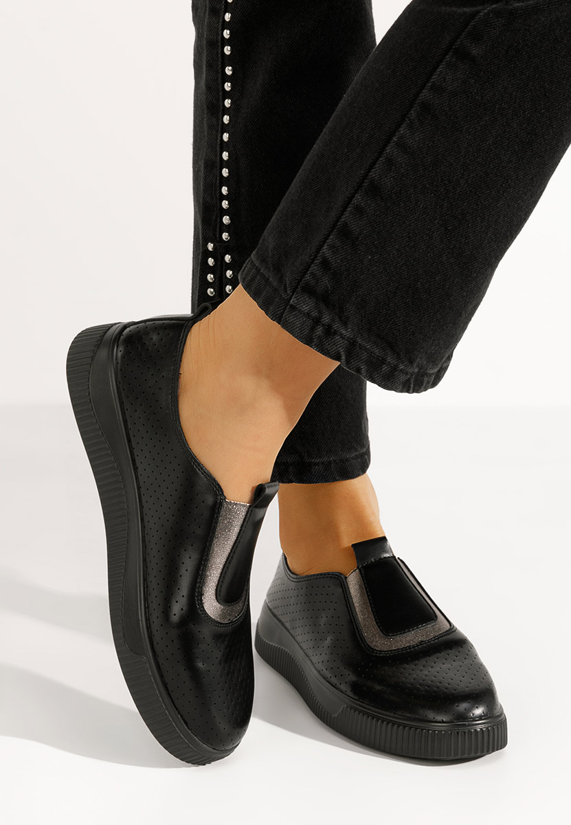 Čierne dámske espadrilky Lilianna