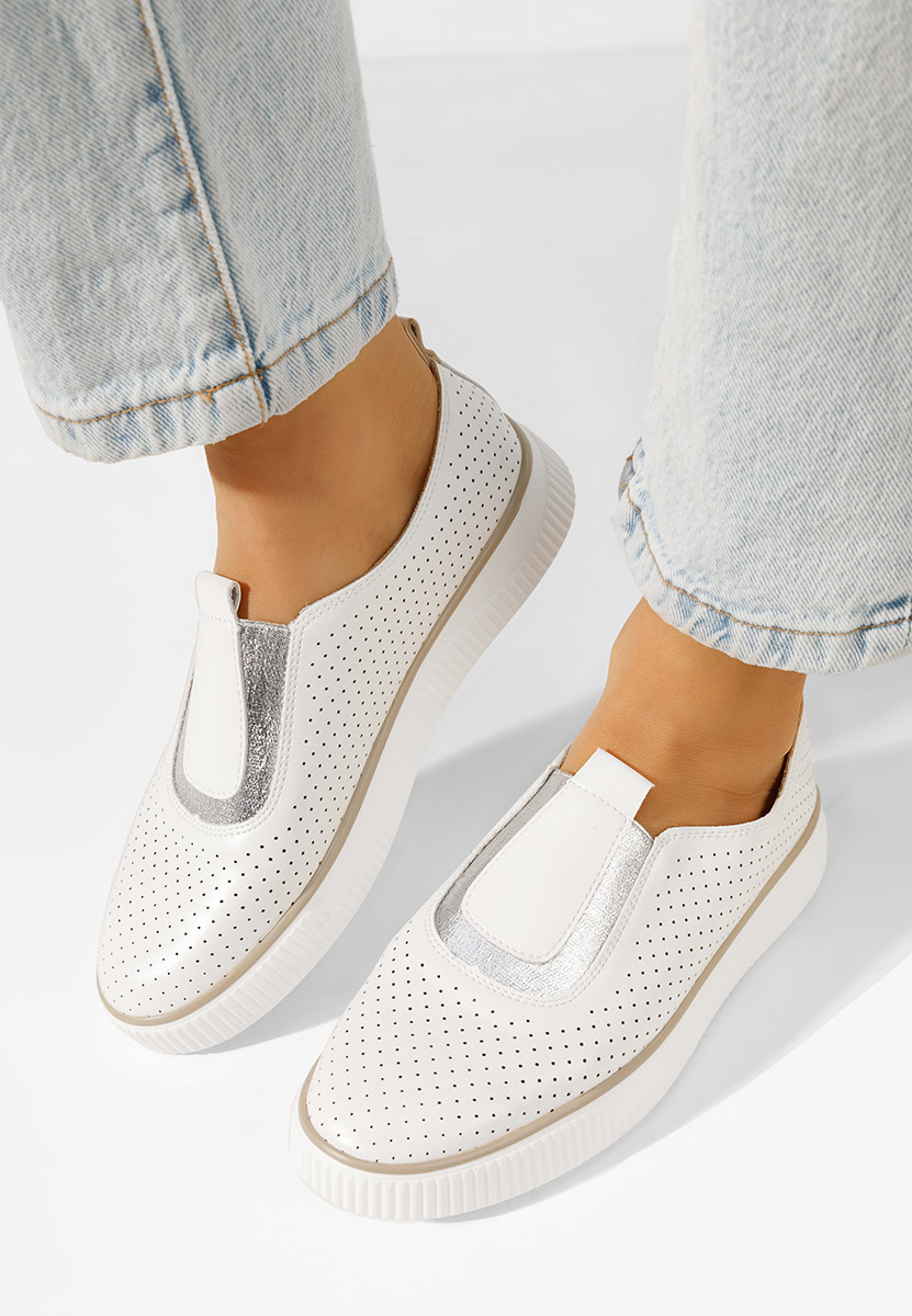 Biele dámske espadrilky Lilianna