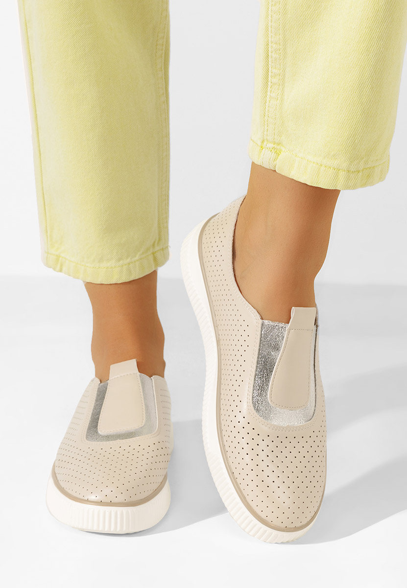Béžové dámske espadrilky Lilianna