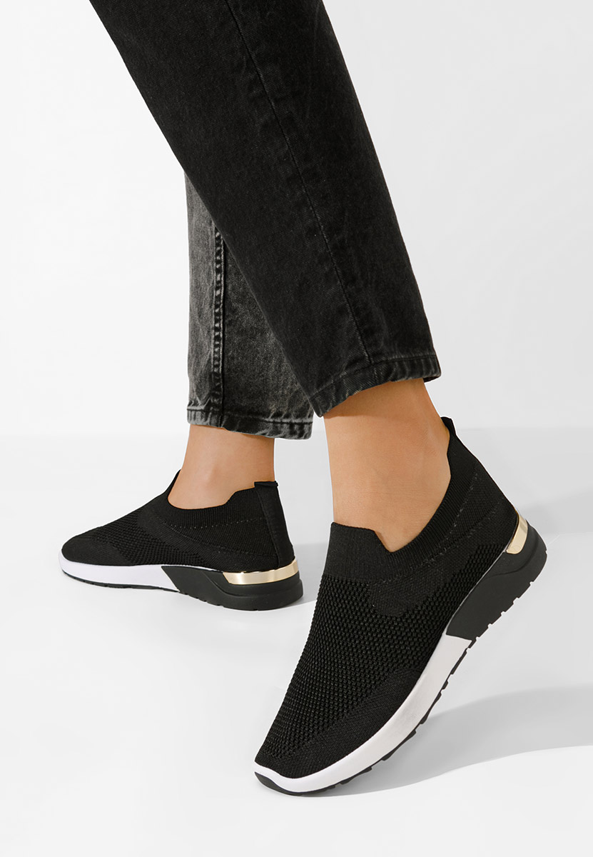 Čierne  Slip-on Aderine