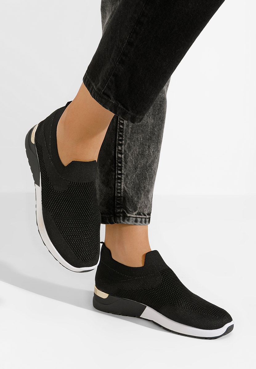 Čierne  Slip-on Aderine