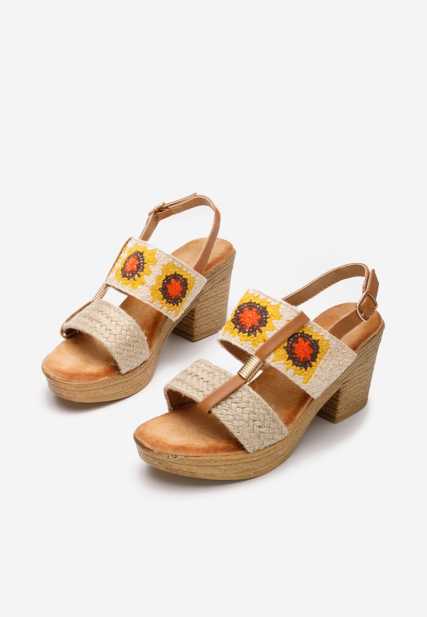 Béžové dámske sandále Zeina V2