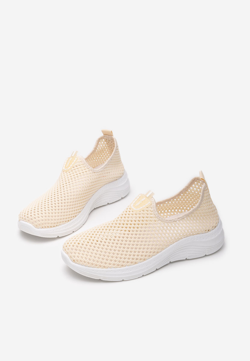 Béžové slip on tenisky damske Kadrina