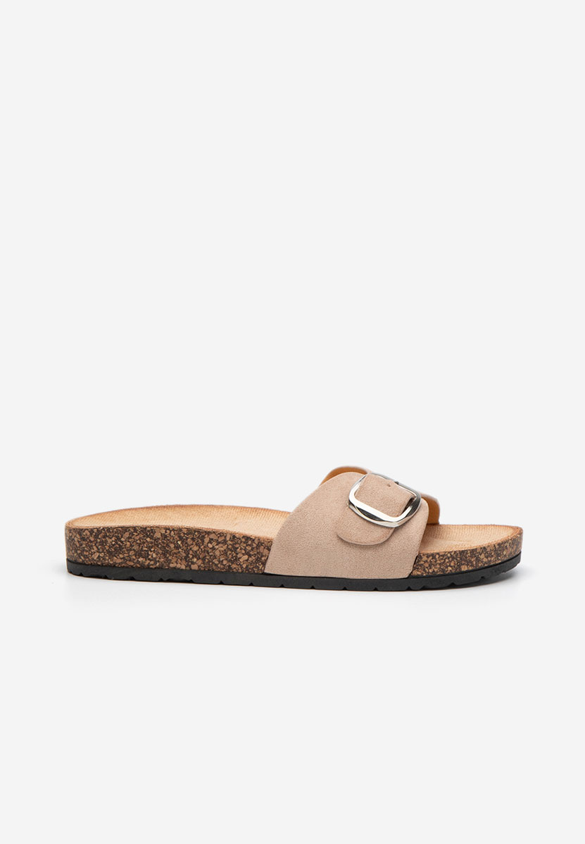 Khaki dámske šľapky Andrina