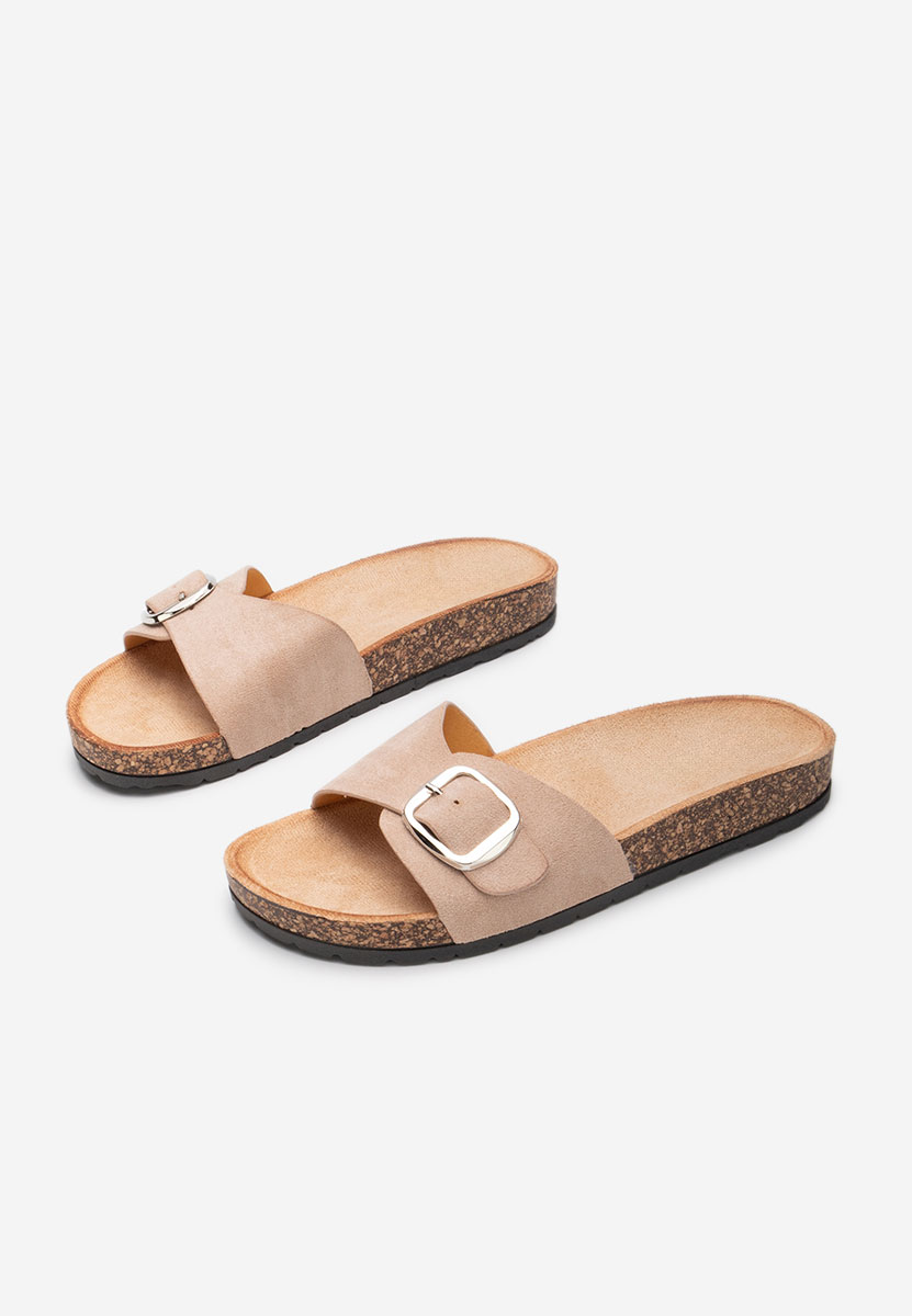 Khaki dámske šľapky Andrina