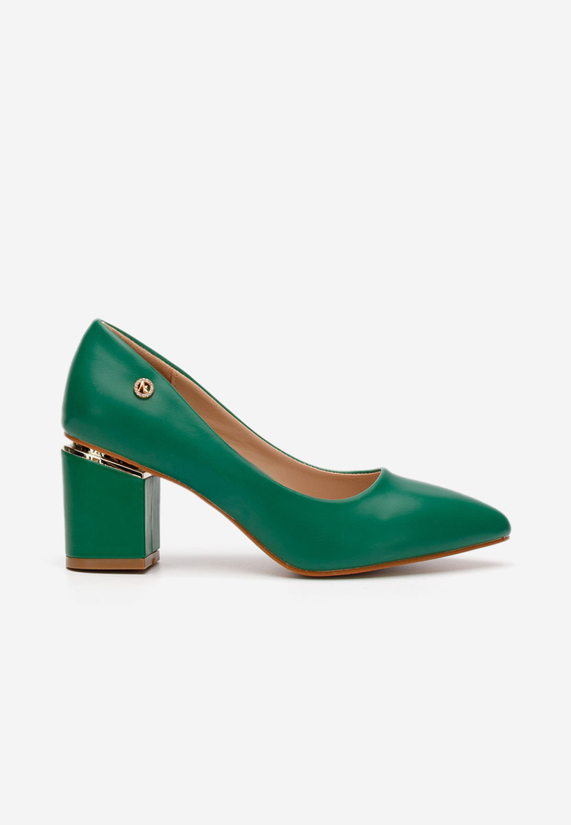 Zelené elegantné lodičky Nelia