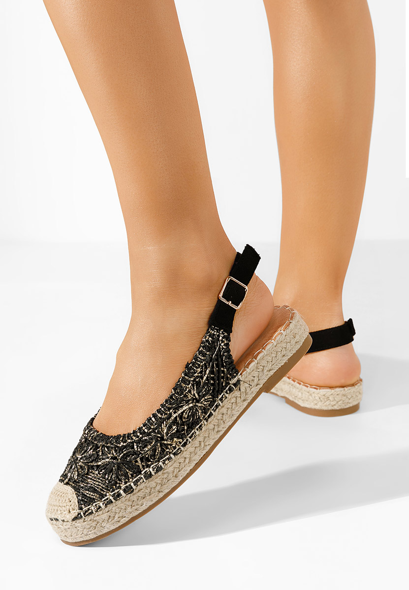 Čierne dámske espadrilky Maripia