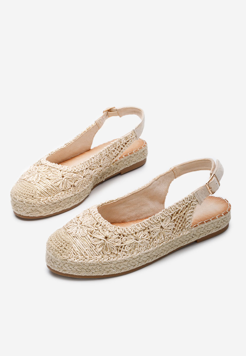 Béžové dámske espadrilky Maripia
