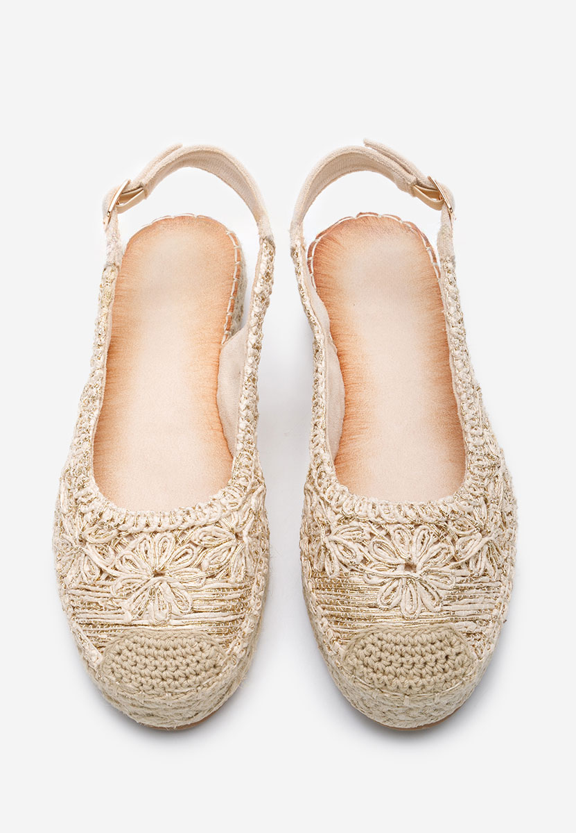 Béžové dámske espadrilky Maripia