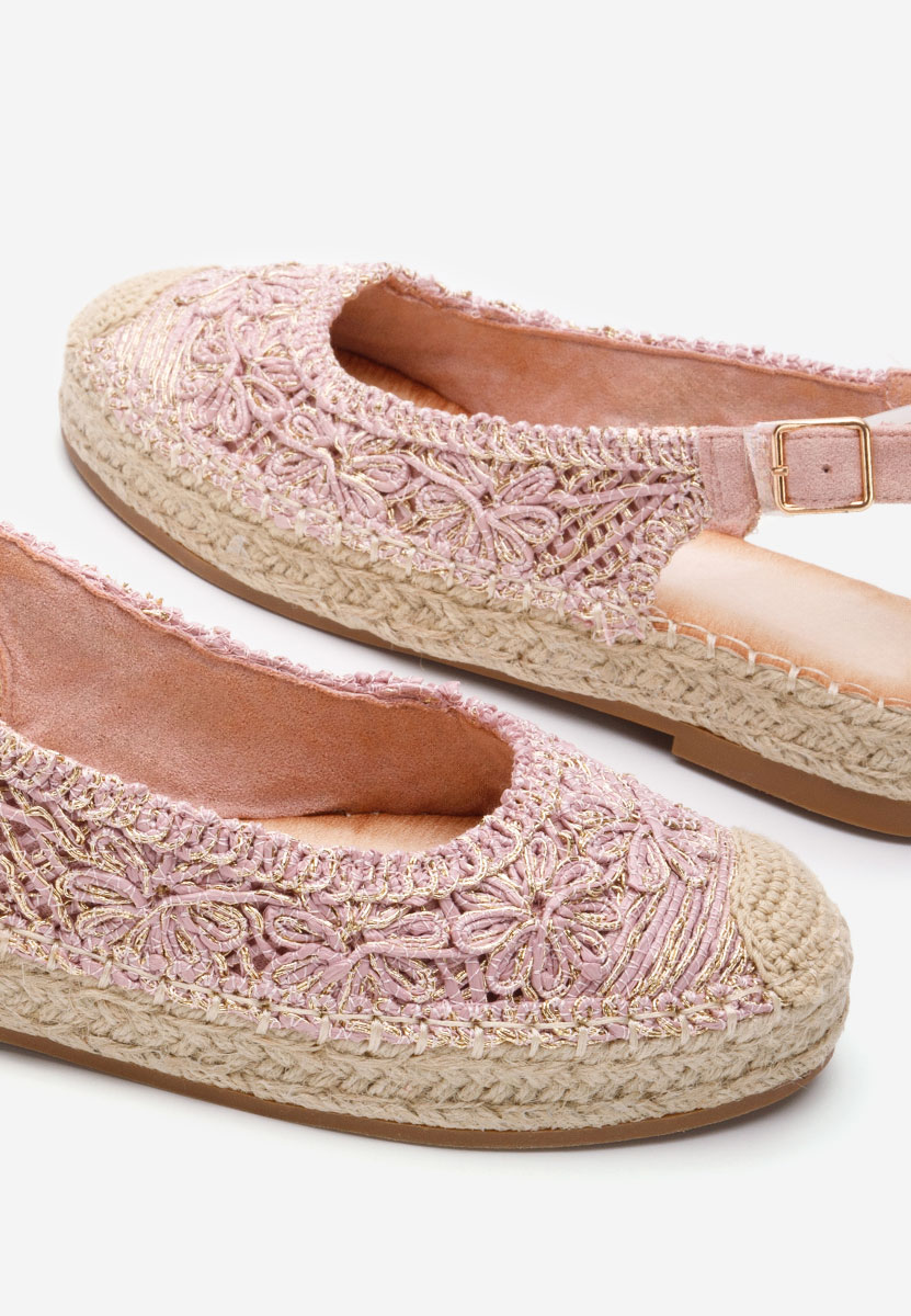 Ružové dámske espadrilky Maripia