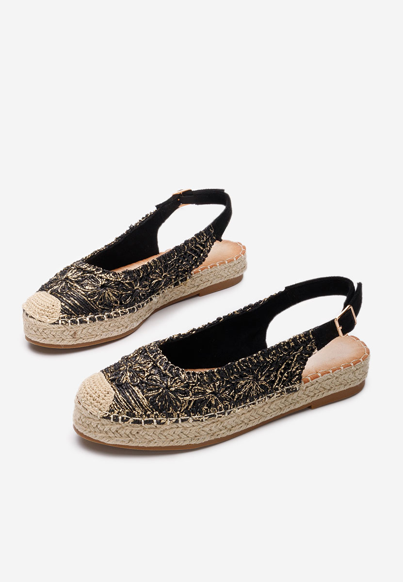 Čierne dámske espadrilky Maripia