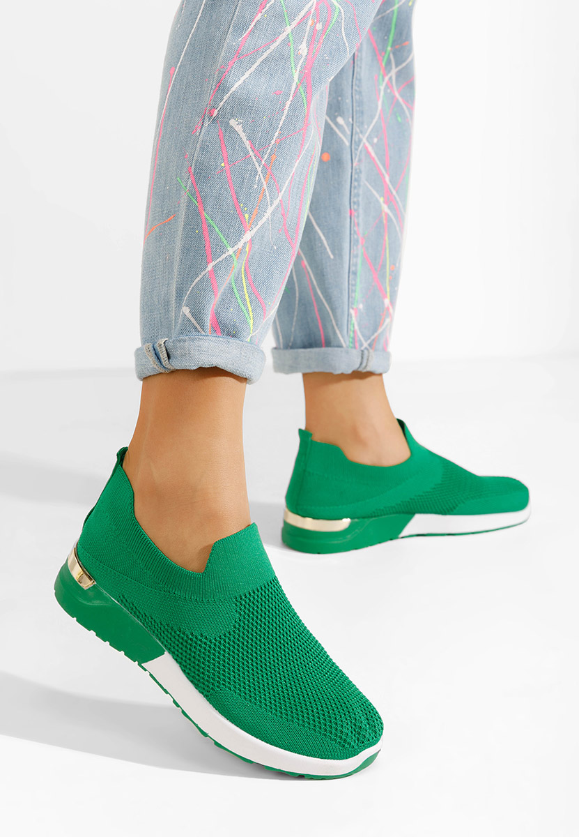 Zelené  Slip-on Aderine