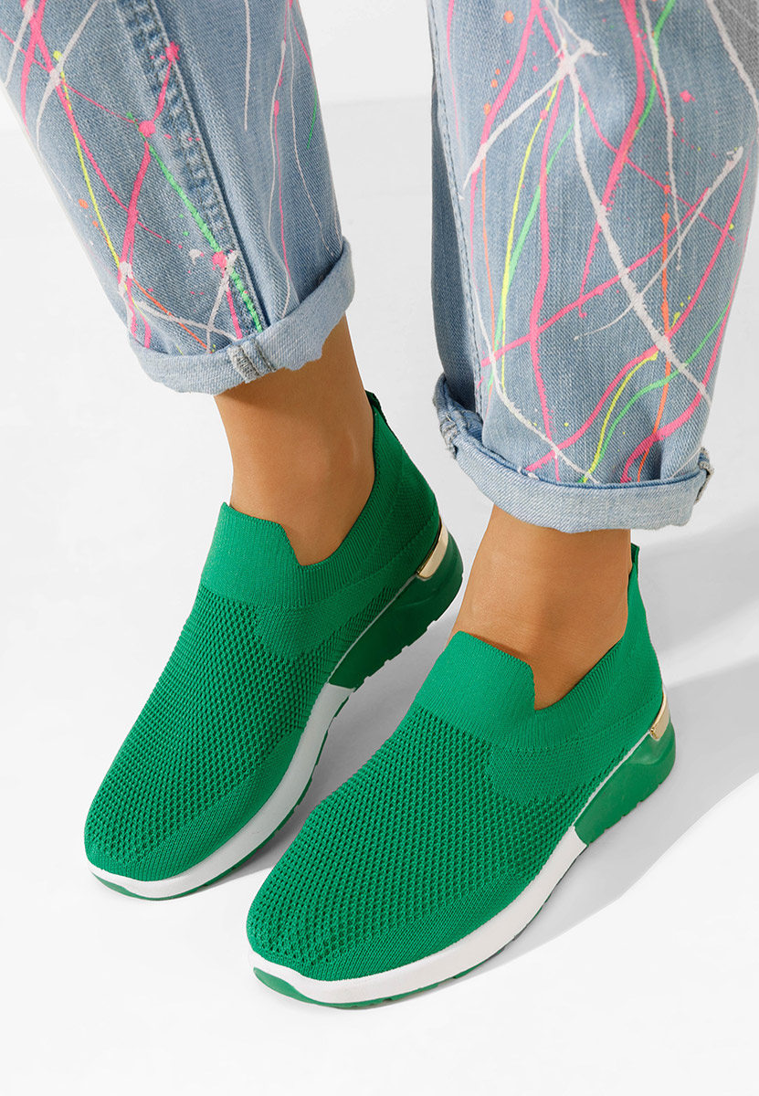 Zelené  Slip-on Aderine