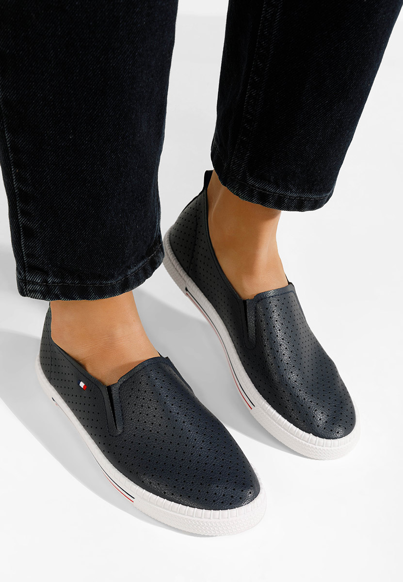 Tmavomdoré dámske poltopánky Saphira