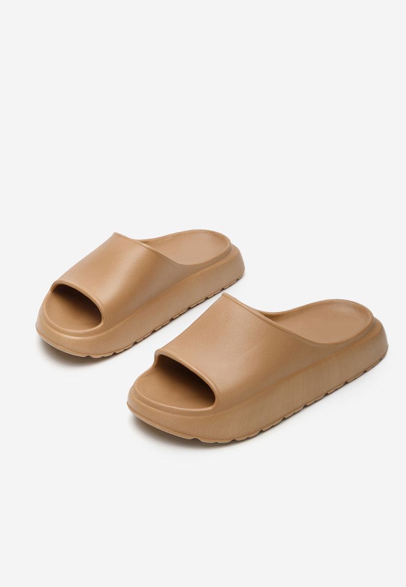 Khaki šľapky dámske Pelara