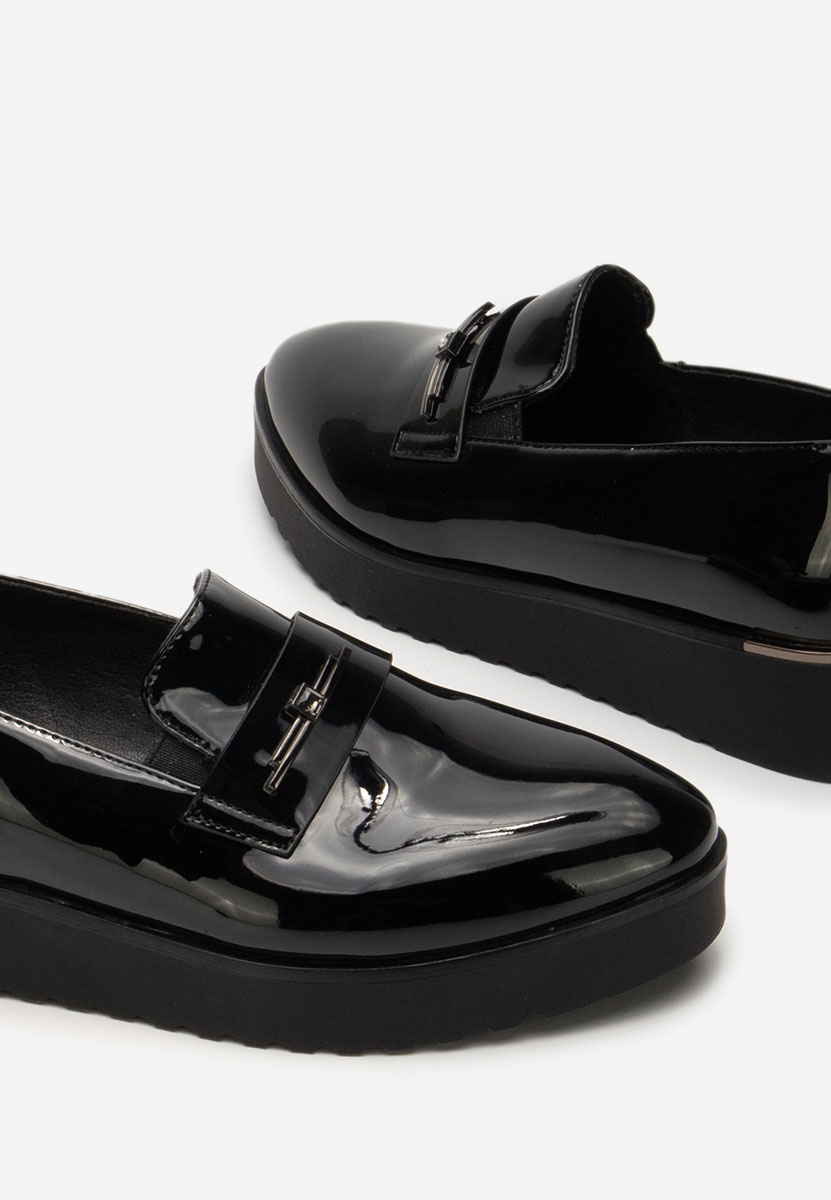 Čierne dámske poltopánky Caterina V2